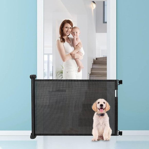 Abaook Other - Retractable Baby Gate , Abaook Retractable Dog Gate for Stairs